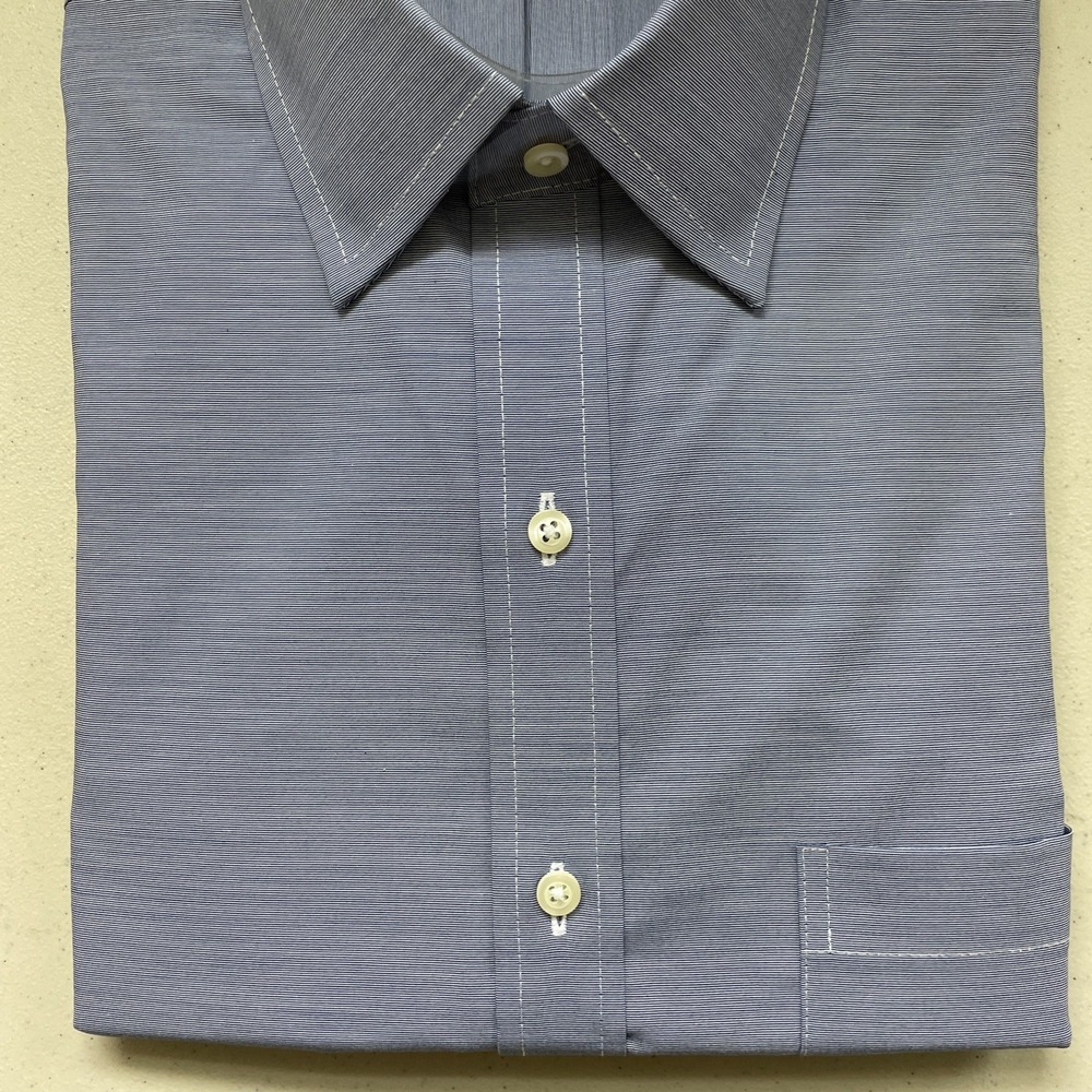 NWT Brooks Brothers 1818 Blue Button Down Dress Shirt Mens 16 34 Regent Fit - Picture 5 of 9